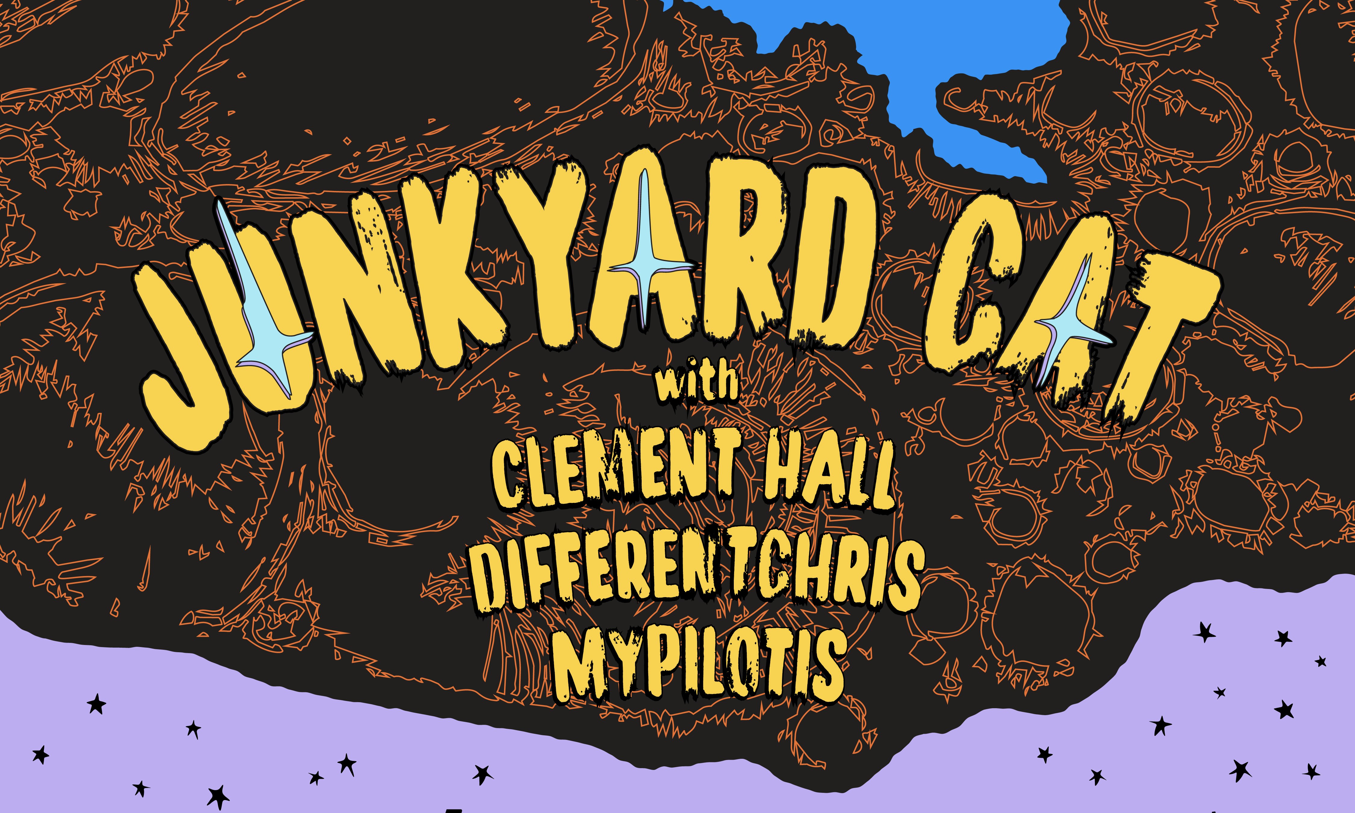 Junkyard Cat, Clement Hall, Different Chris, & My Pilotis