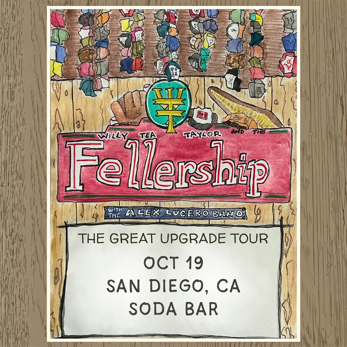 Willy Tea Taylor & The Fellership, The Alex Lucero Band