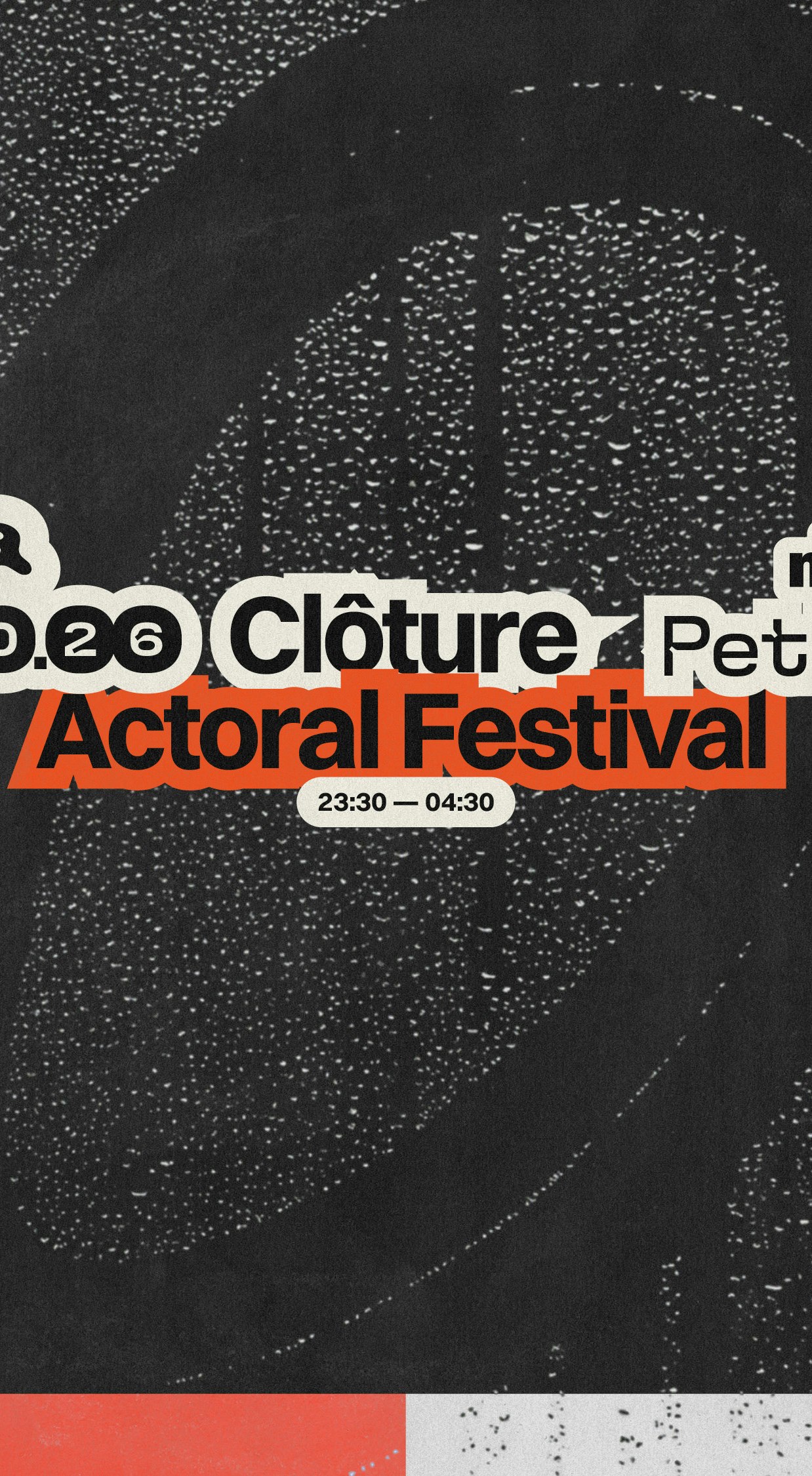 Clôture Actoral Festival @ Petit Cab