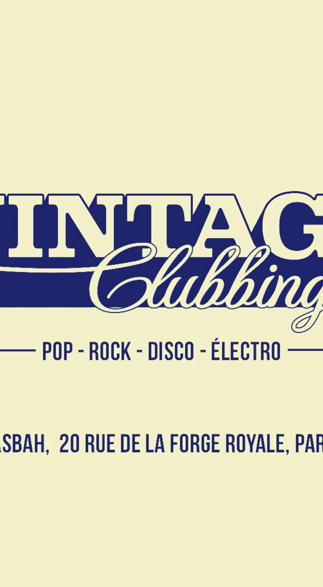 Vintage Clubbing w/ Madame K & Jimmy Disco