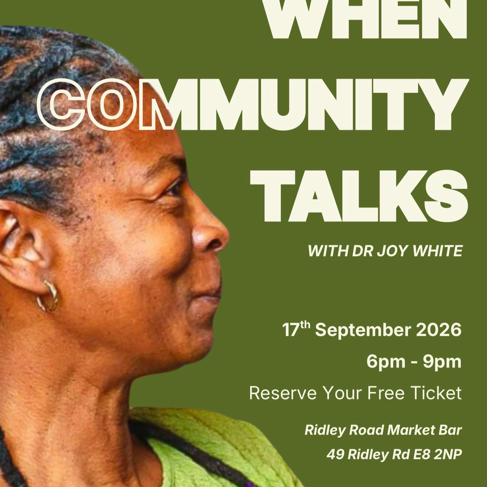 When Community Talks with Dr Joy White