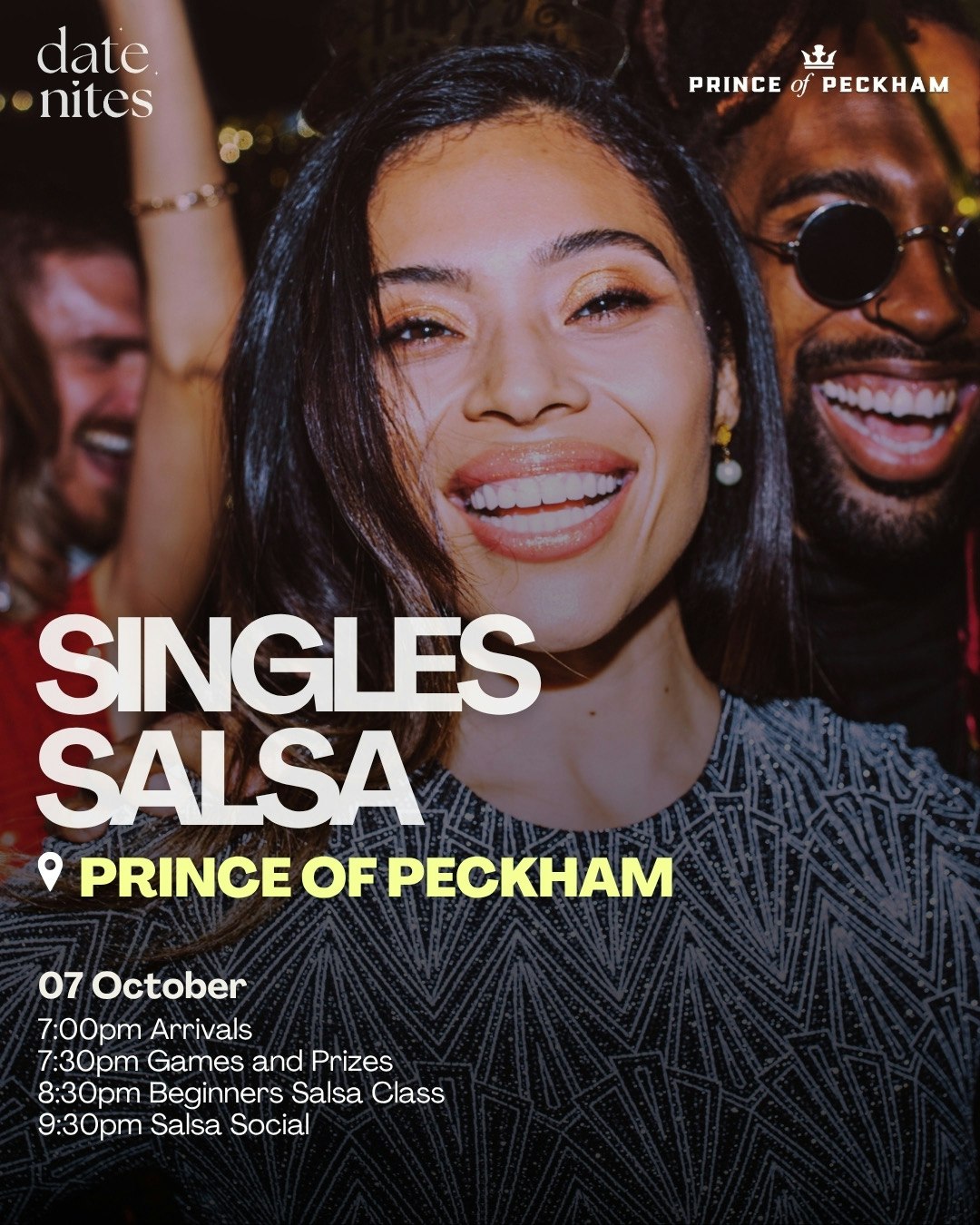 DATENITES PRESENTS: SINGLES SALSA at Prince of Peckham, London