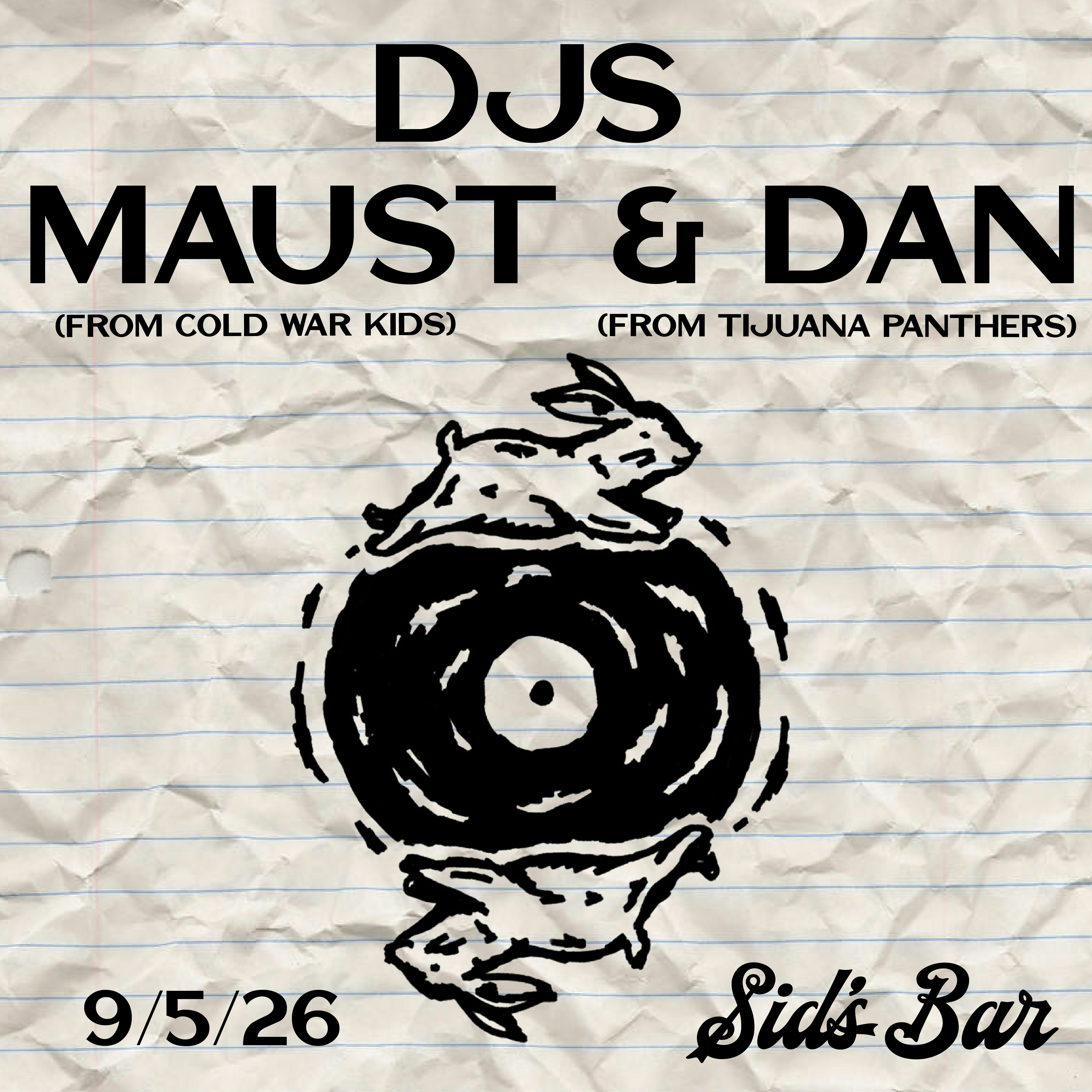 DJ Maust (Cold War Kids) & Dan (Tijuana Panthers)