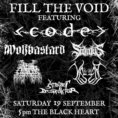 Fill The Void ft. Code, Wolfbastard, Sidious + more