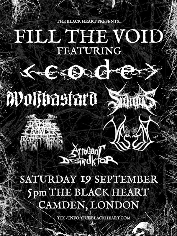 Fill The Void ft. Code, Wolfbastard, Sidious + more