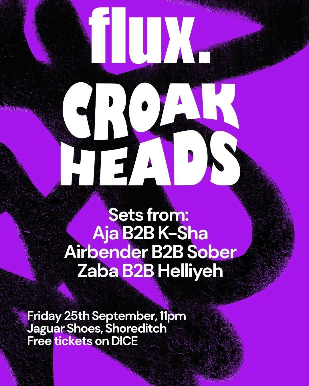 Flux: Croakheads Takeover at Dream Bags Jaguar Shoes, London