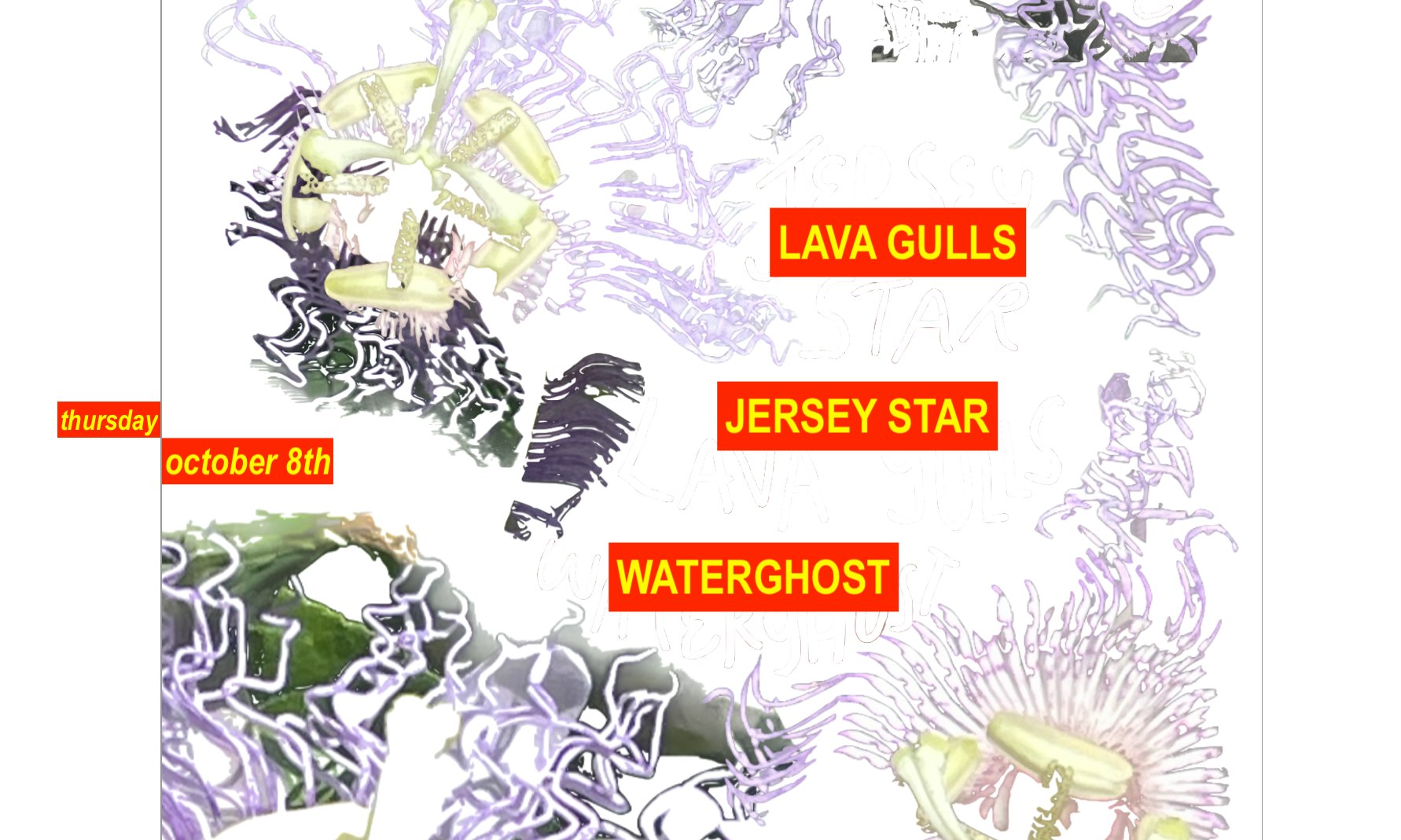 LAVA GULLS, JERSEY STAR, WATERGH0ST