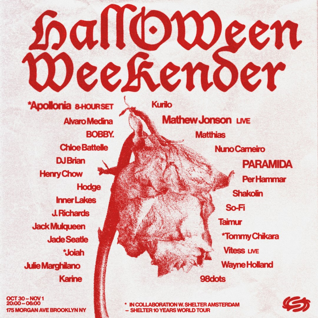 Halloween Weekender: Paramida, bobby, Inner Lakes, Karine & Shakolin + more