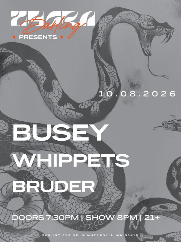 Busey, Whippets, & Bruder
