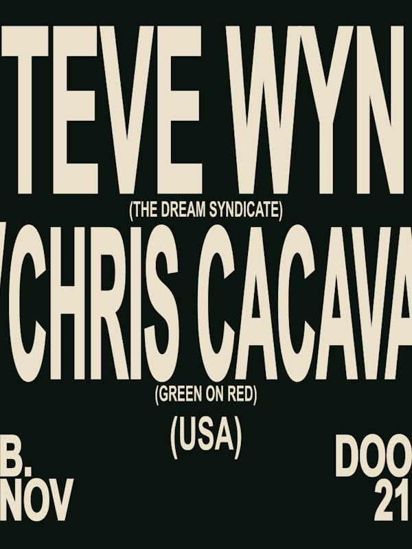 T!LT: STEVE WYNN (Dream Syndicate) + Chris Cacavas