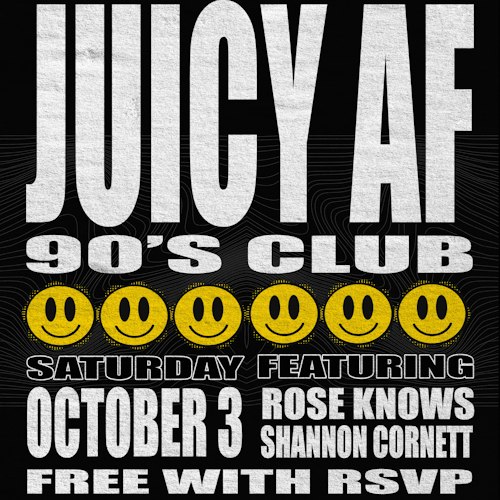 Juicy AF 90s Club Dance Party at Zebulon Cafe Concert in Los Angeles, CA