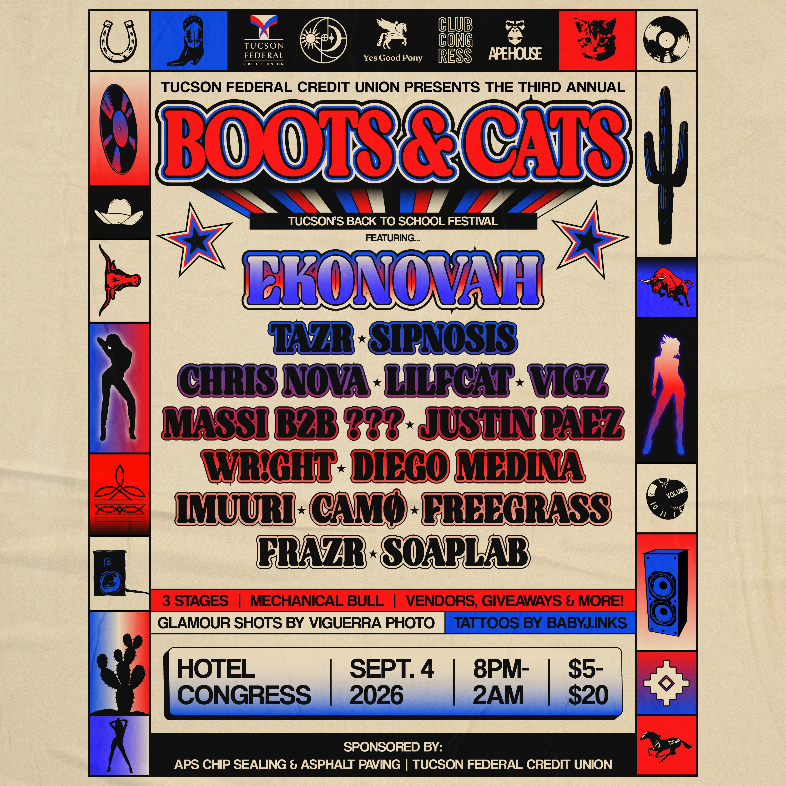 Boots & Cats : No Skip Summer/ Club Congress Weekend Kickoff!