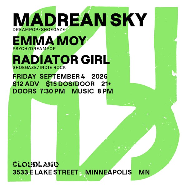 Madrean Sky, Emma Moy, Radiator Girl