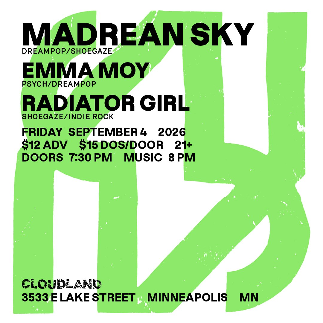 Madrean Sky, Emma Moy, Radiator Girl