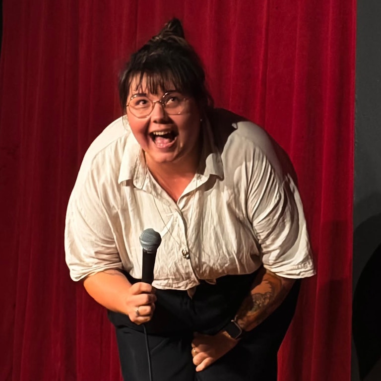 Sofie Hagen is going to be on stage talking at The Bill Murray - Angel Comedy Club