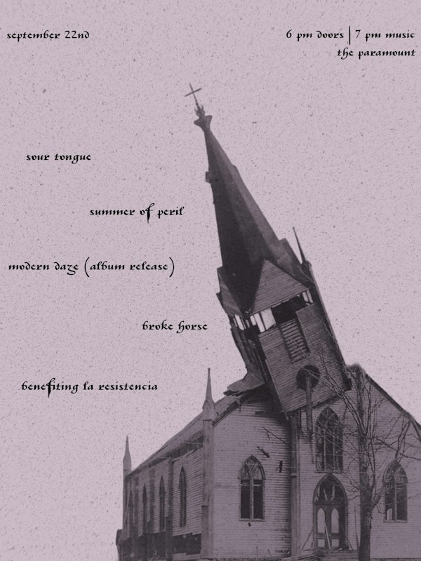 Sour Tongue, Summer of Peril, Modern Daze, Broke Horse