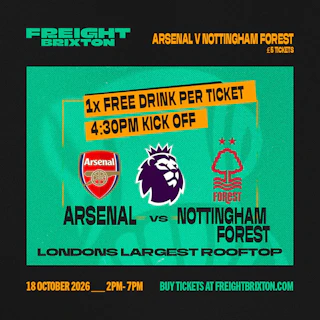 Fanzone 4D x Freight : Arsenal V Nottingham Forest