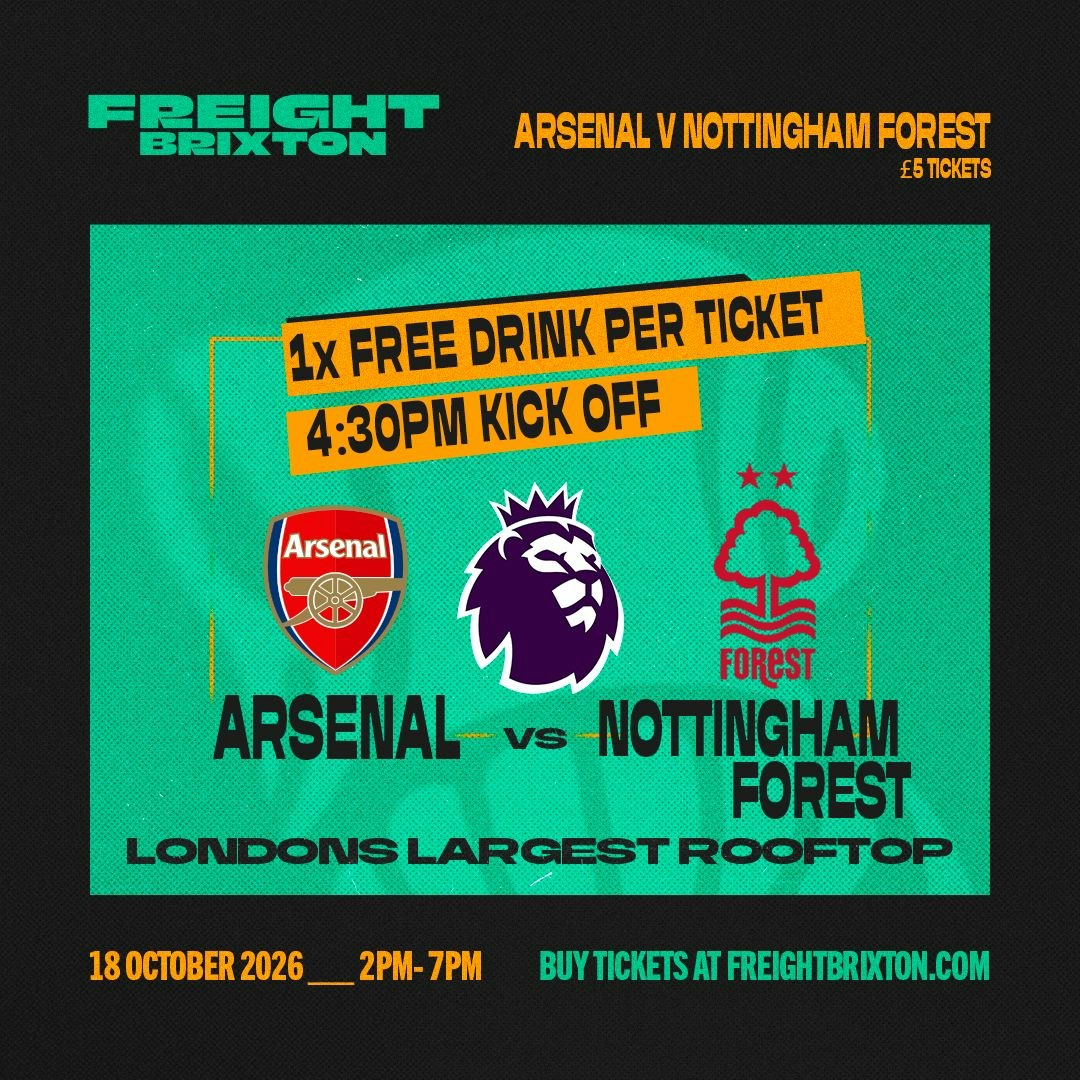 Fanzone 4D x Freight : Arsenal V Nottingham Forest