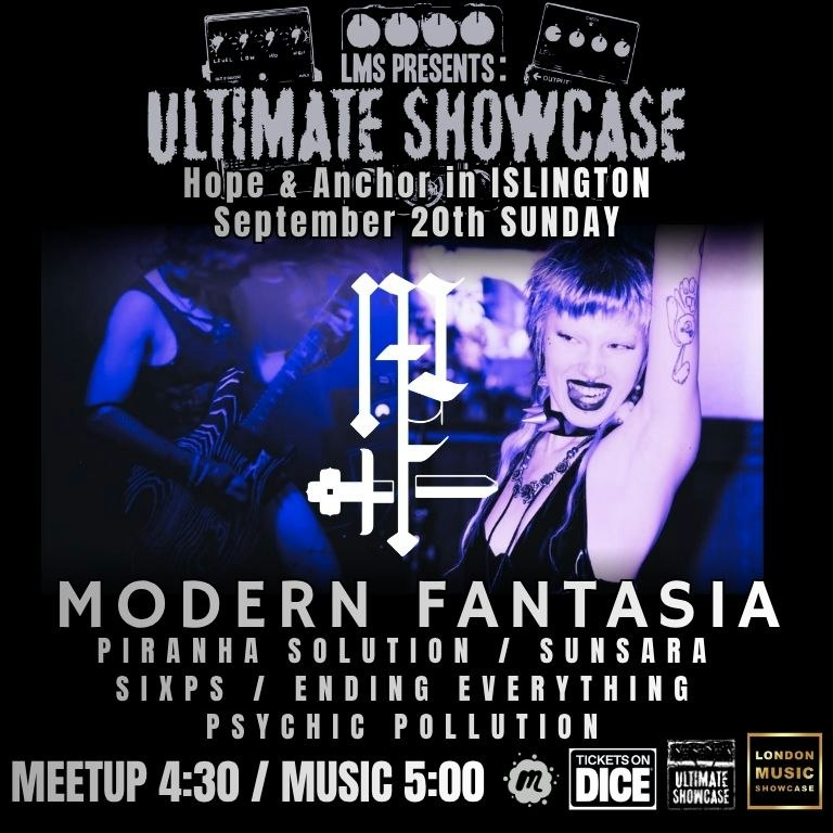 London Music Ultimate Showcase: Modern Fantasia at The Hope and Anchor, London