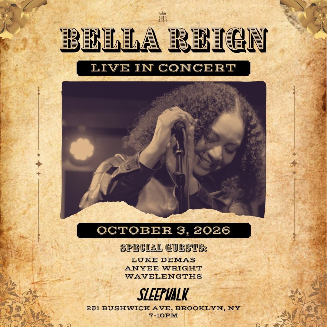 Bella Reign with Luke Demas, Anyée Wright (DJ) & Wavelengths (DJ)