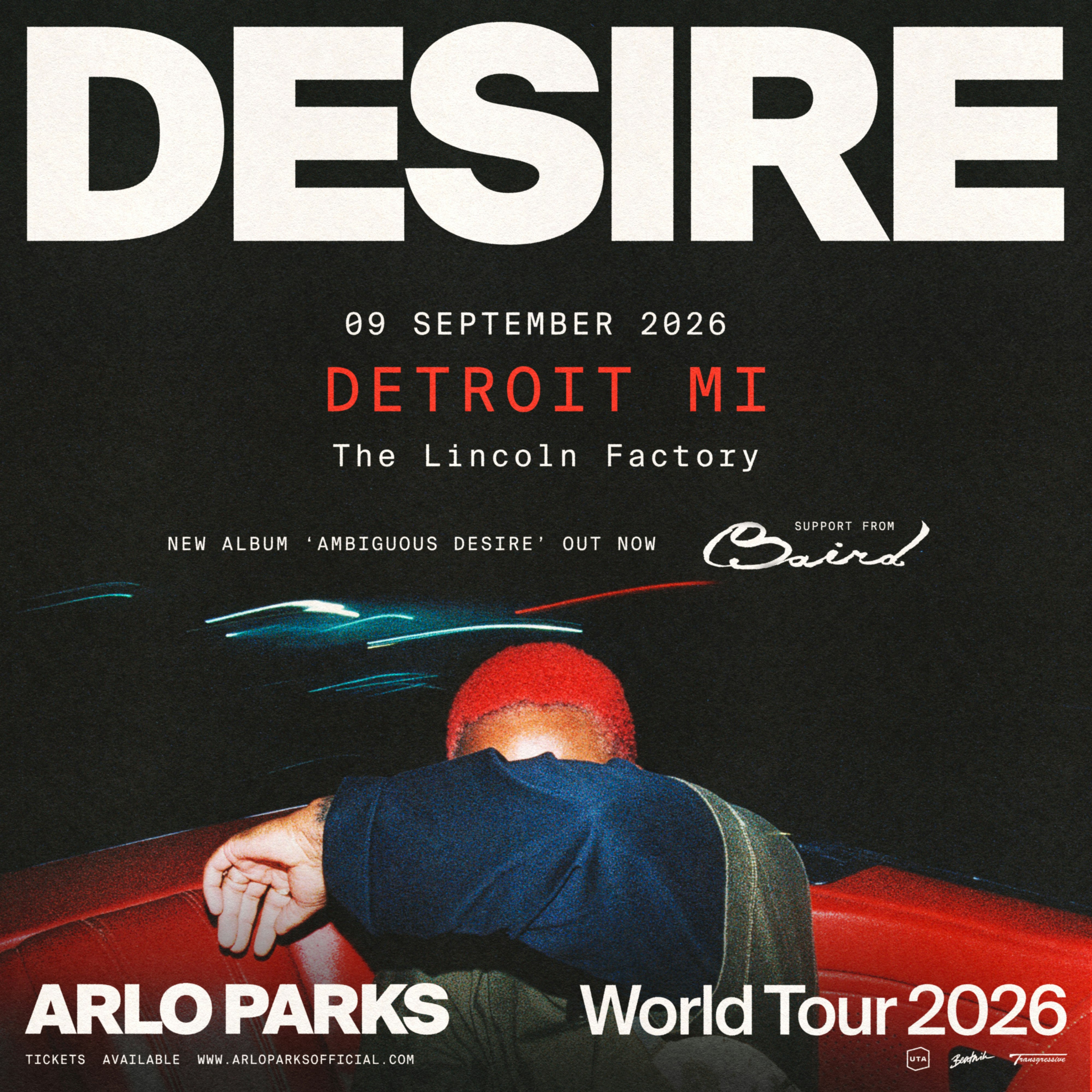 Arlo Parks - Desire Tour