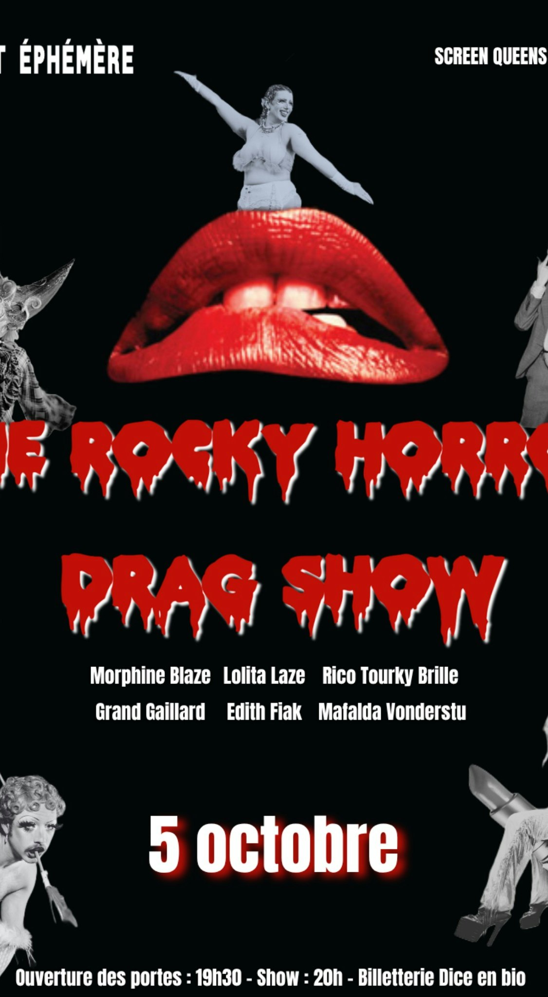 Screen Queens : The Rocky Horror Drag Show !