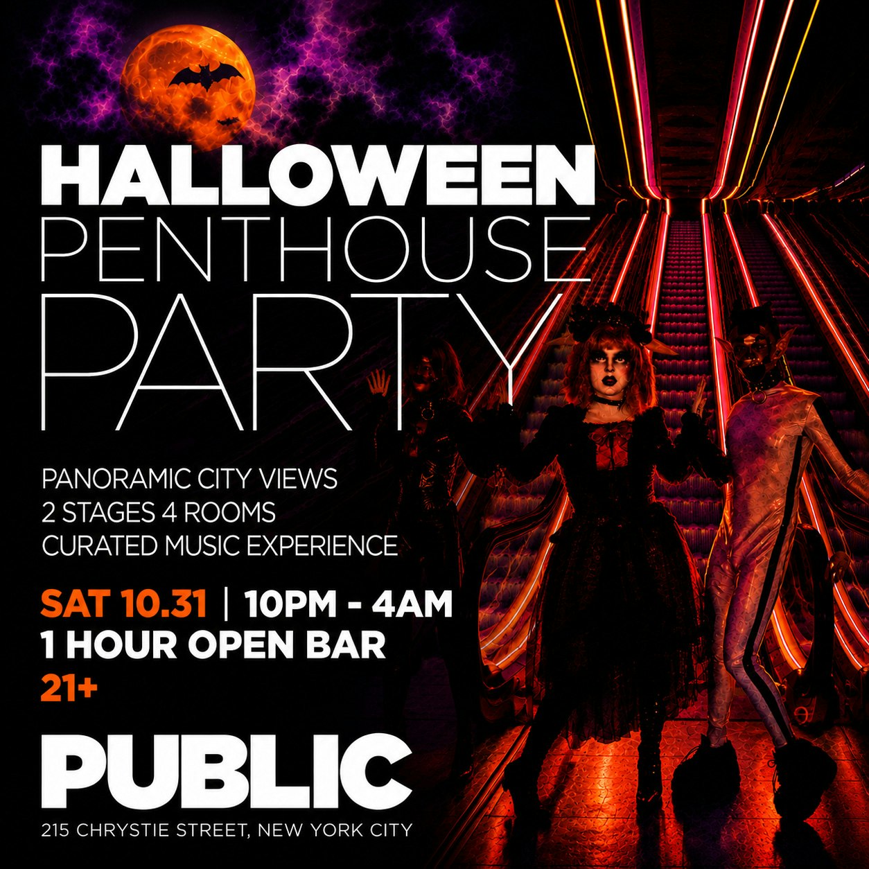 Penthouse Halloween at PUBLIC Hotel 10/31