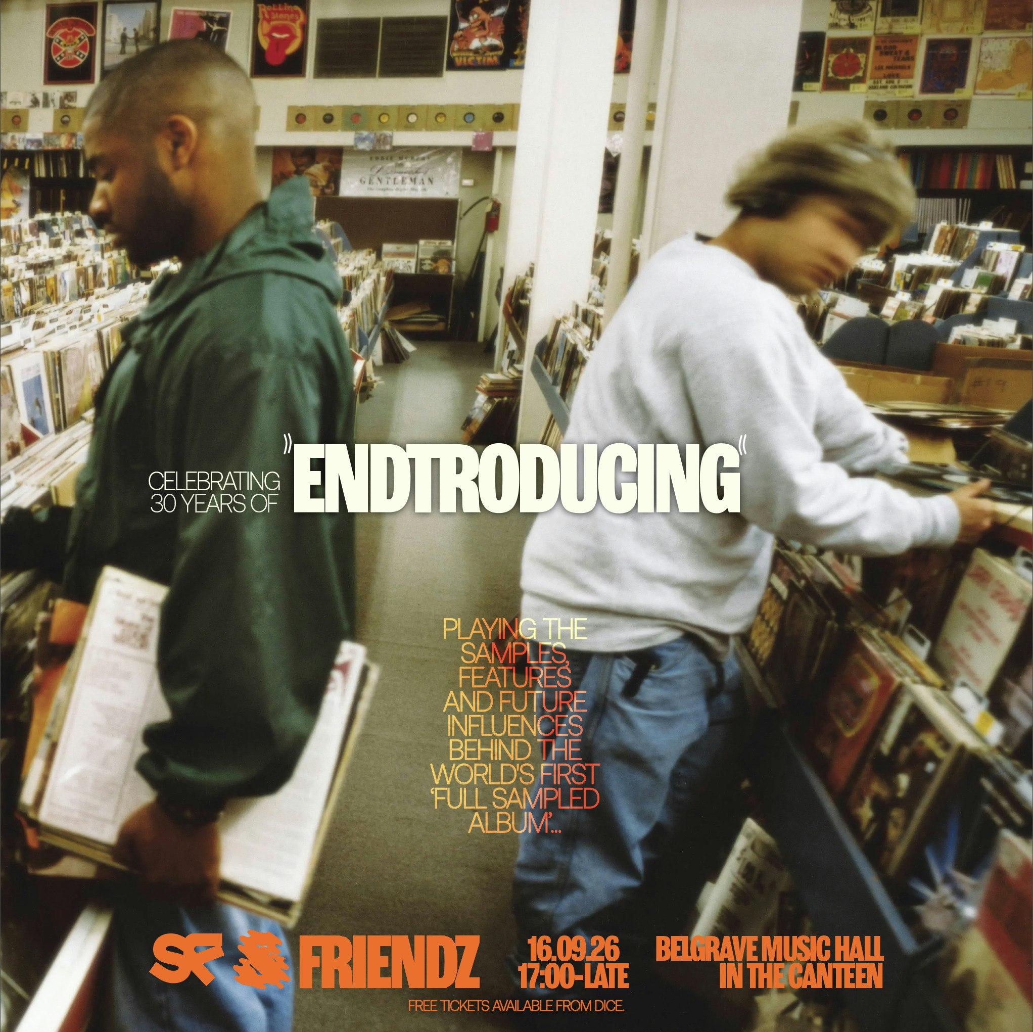 Super Friendz and Friendz: Celebrating 30 years of 'Endtroducing' at Belgrave Music Hall, Leeds
