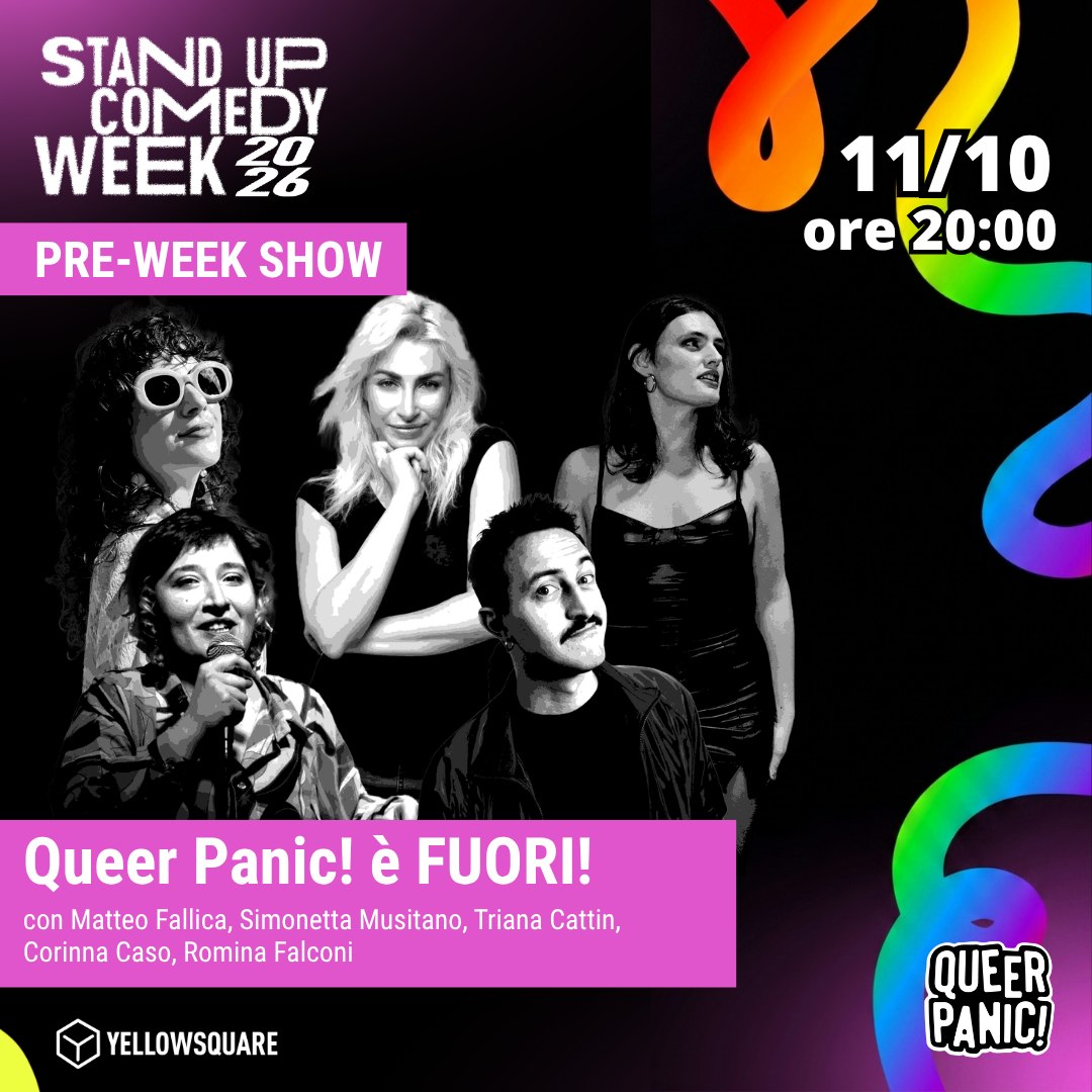 Queer Panic! è FUORI! | Stand Up Comedy Week 2026