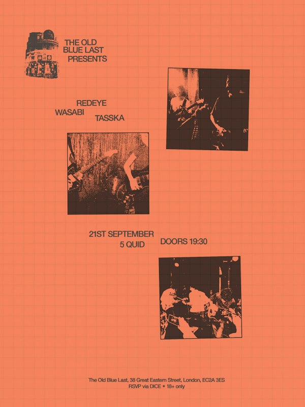 OBL PRESENTS: RedEye / Wasabi / Tasska