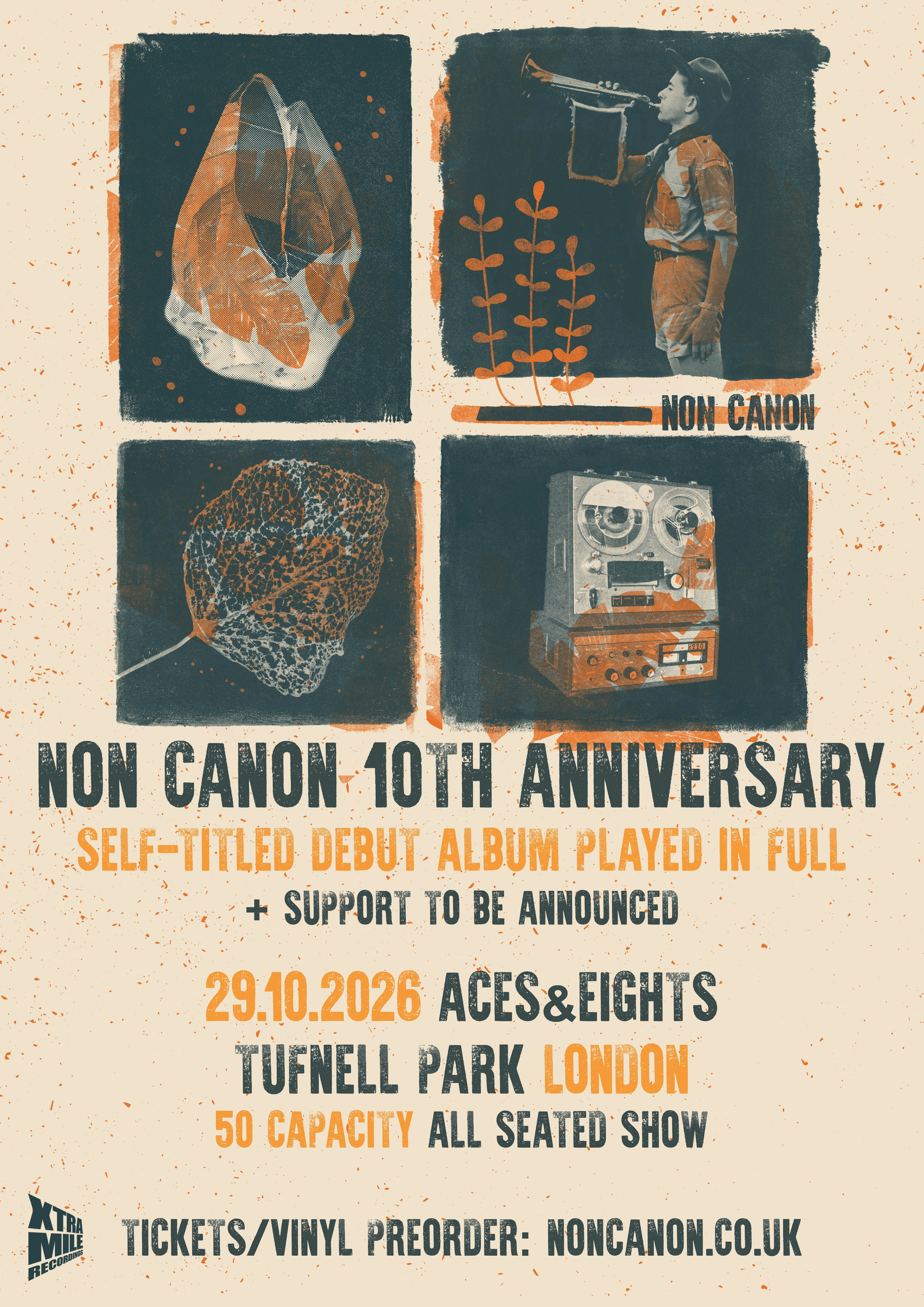 Non Canon debut album 10th anniversary seated show Tickets | 29