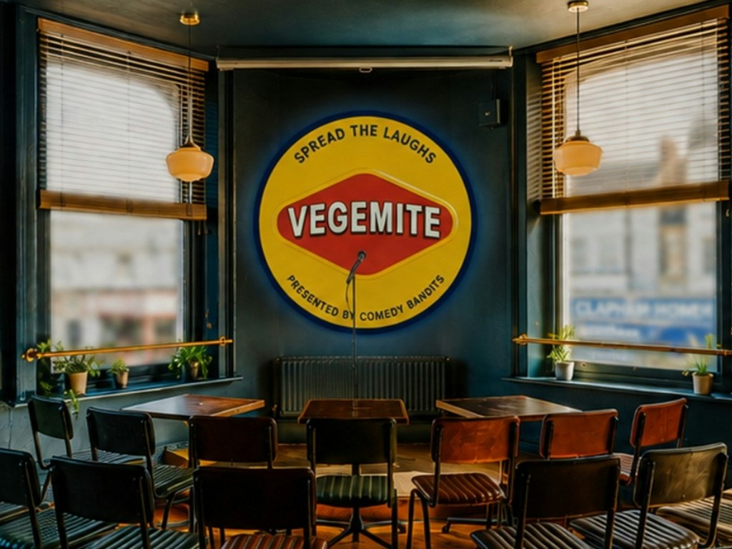 VEGEMITE x Comedy Bandits | Clapham Comedy Night at The Railway Tavern, London
