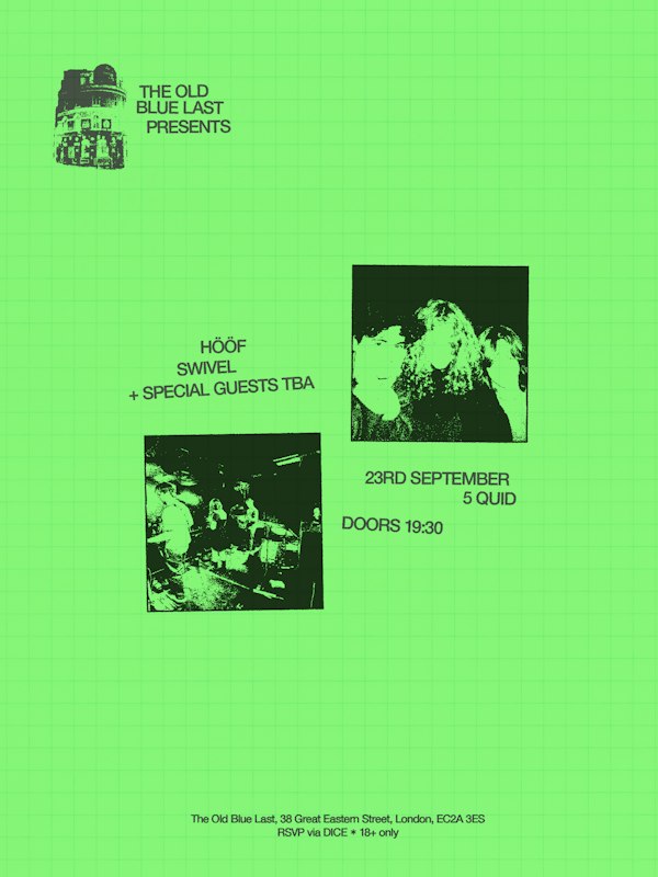 OBL PRESENTS: Hööf / Swivel / Modern People