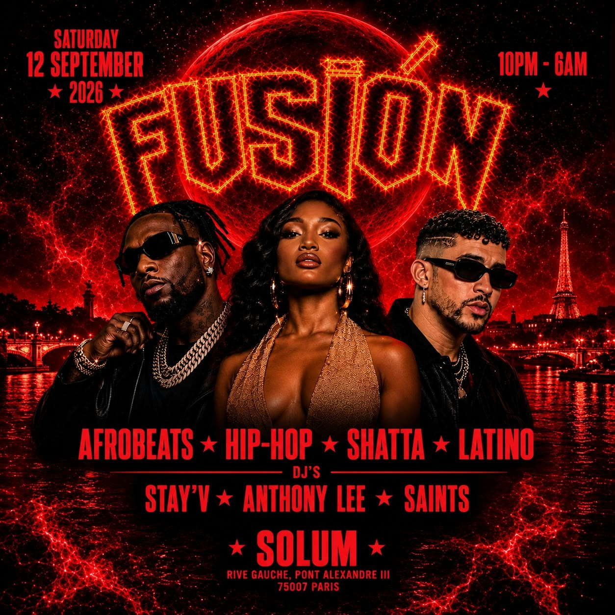 Fusión: Afrobeats / Hip Hop / Latino / Shatta