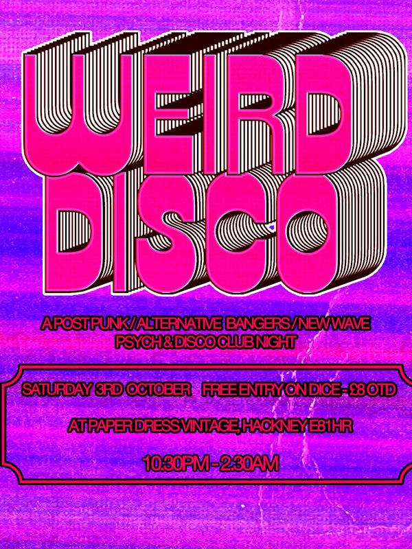Weird Disco Club Night