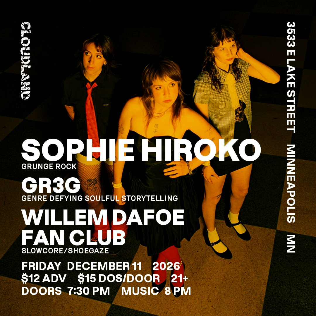 Sophie Hiroko, GR3G, Willem Dafoe Fan Club