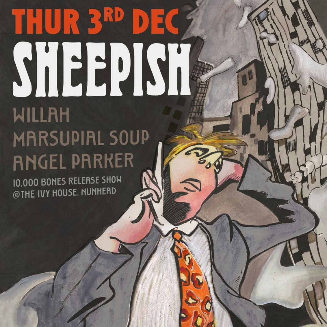 Sheepish, Willah, Marsupial Soup & Angel Parker