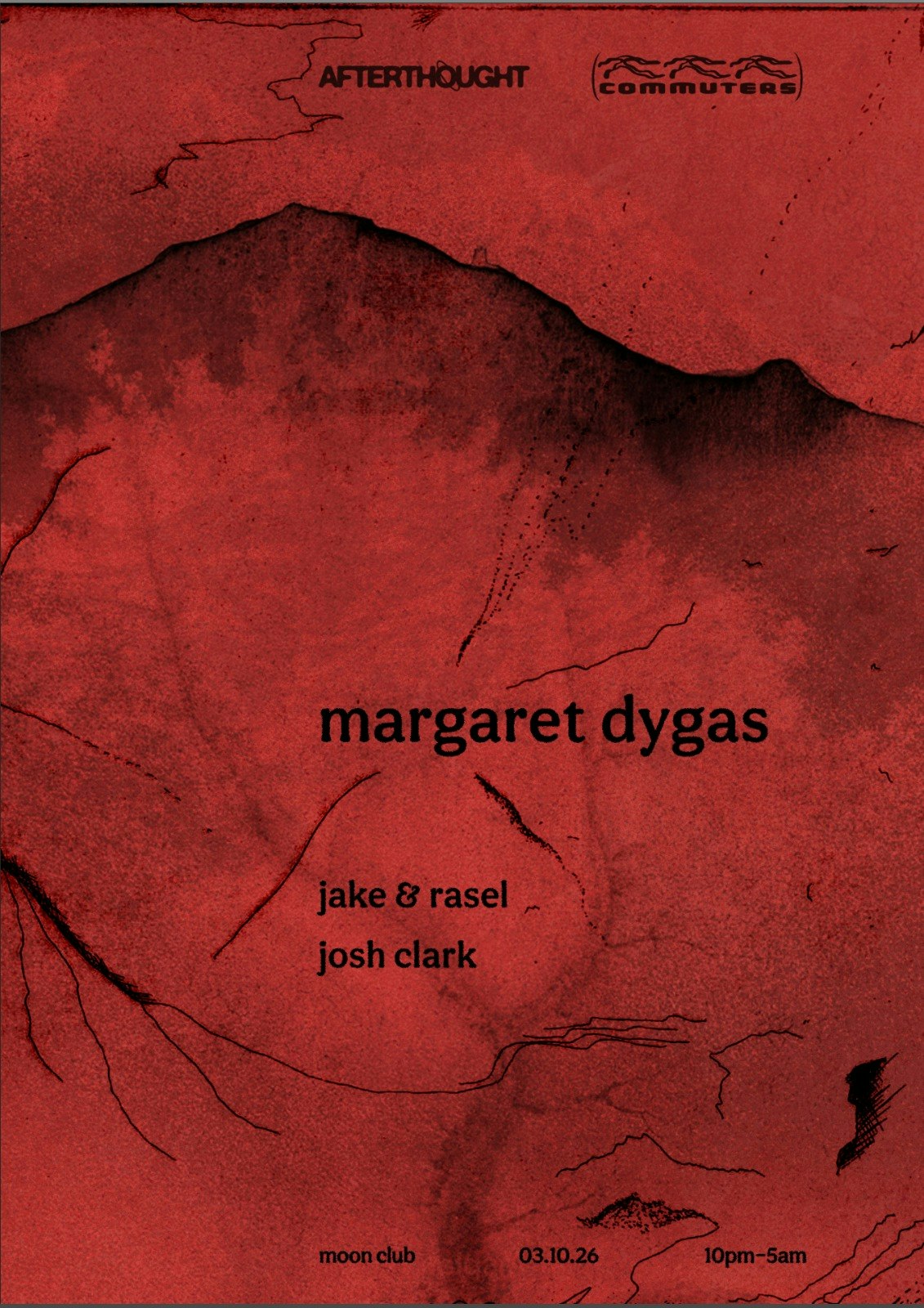 Afterthought & commuters Pres. Margaret Dygas at The Moon Club (Lakota), Bristol