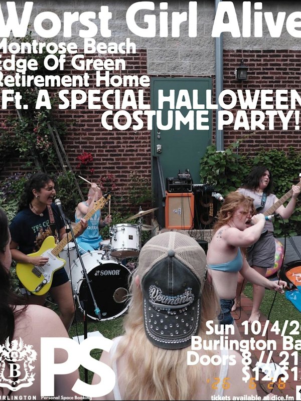 Worst Girl Alive // Montrose Beach // Edge of Green // Retirement Home