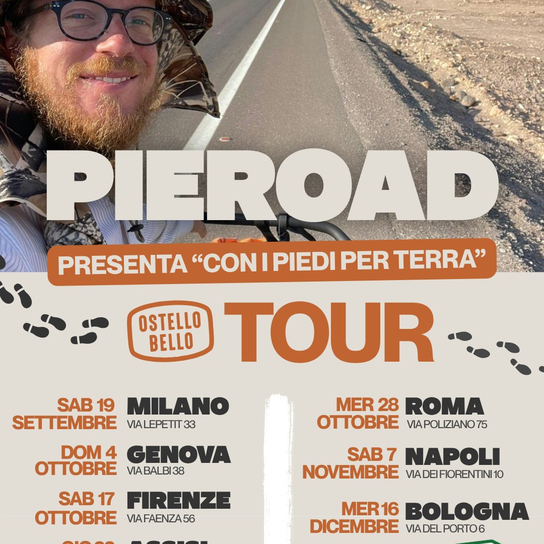 Pieroad presenta "Con i piedi per terra"