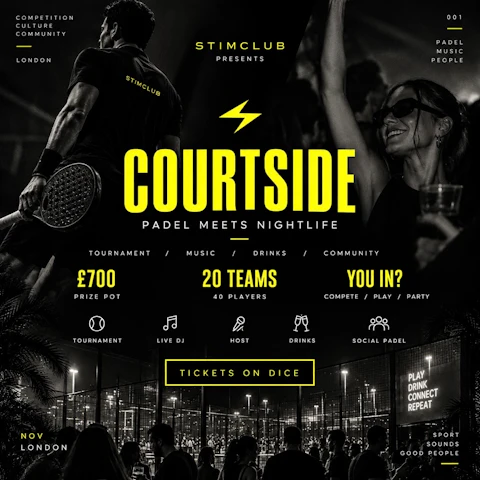 Stimclub Presents Courtside: The Padel Party