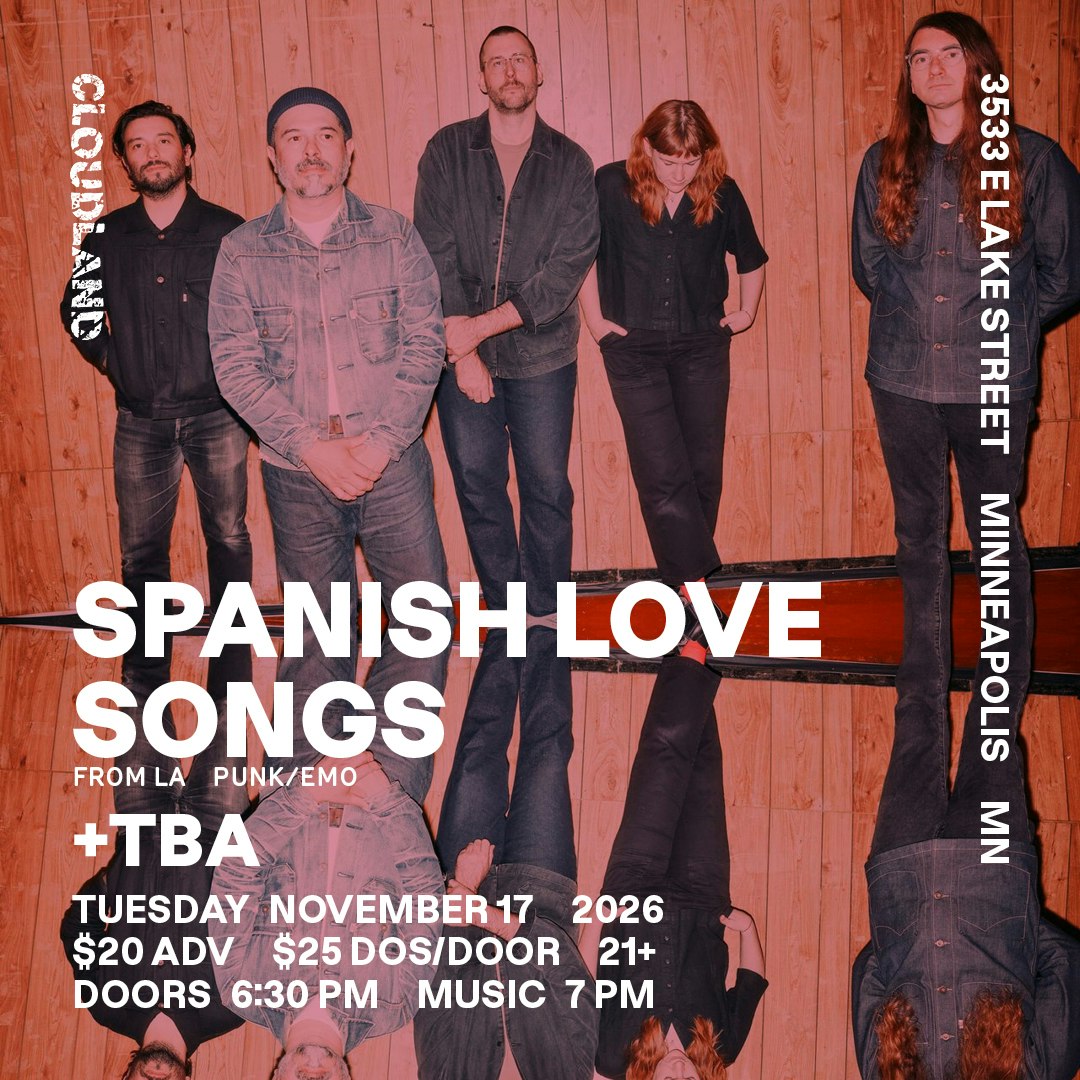Spanish Love Songs, TBA flyer