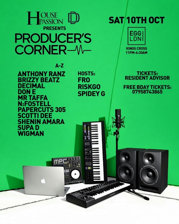 House Passion pres: Producer's Corner