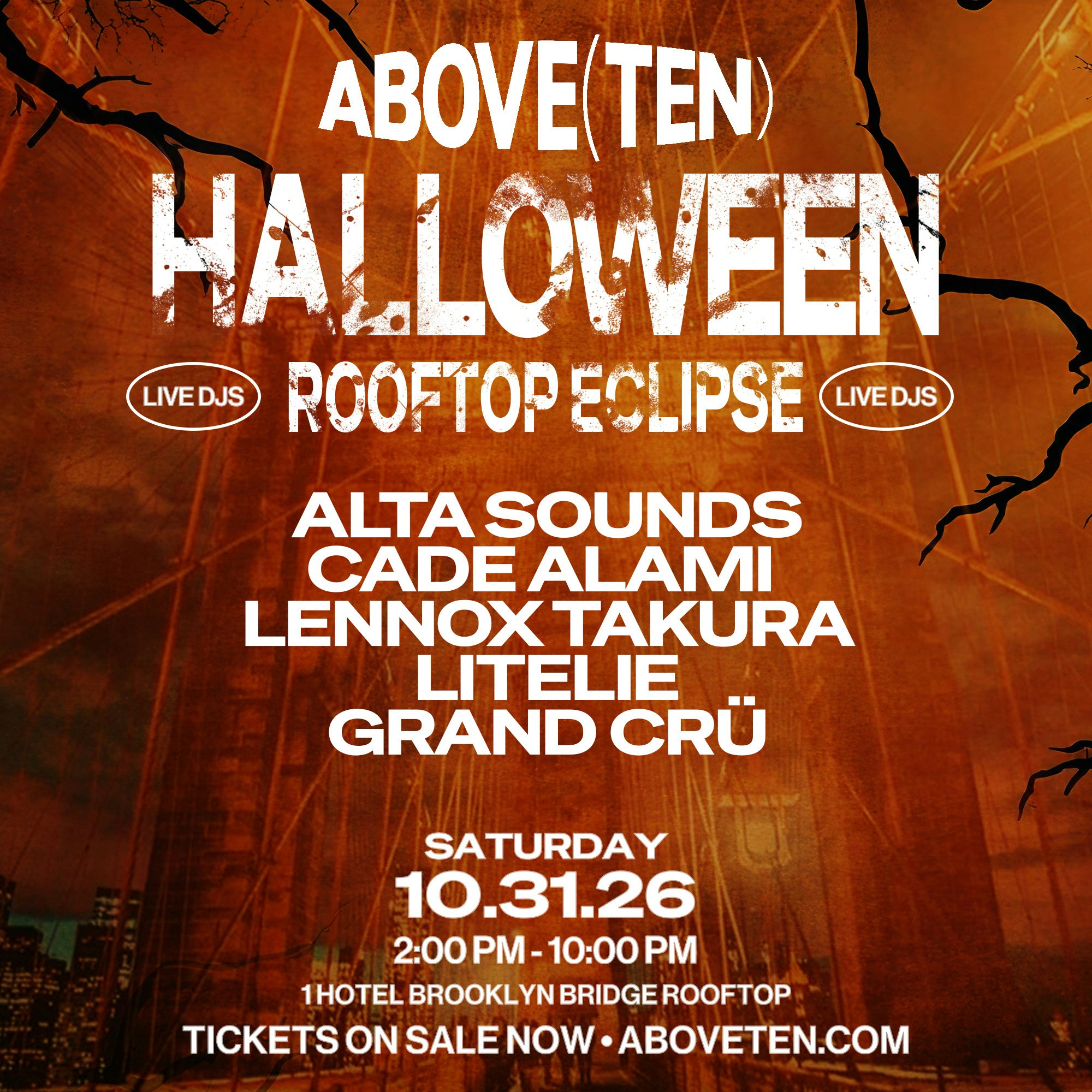 1 Hotel Rooftop Halloween 10/31