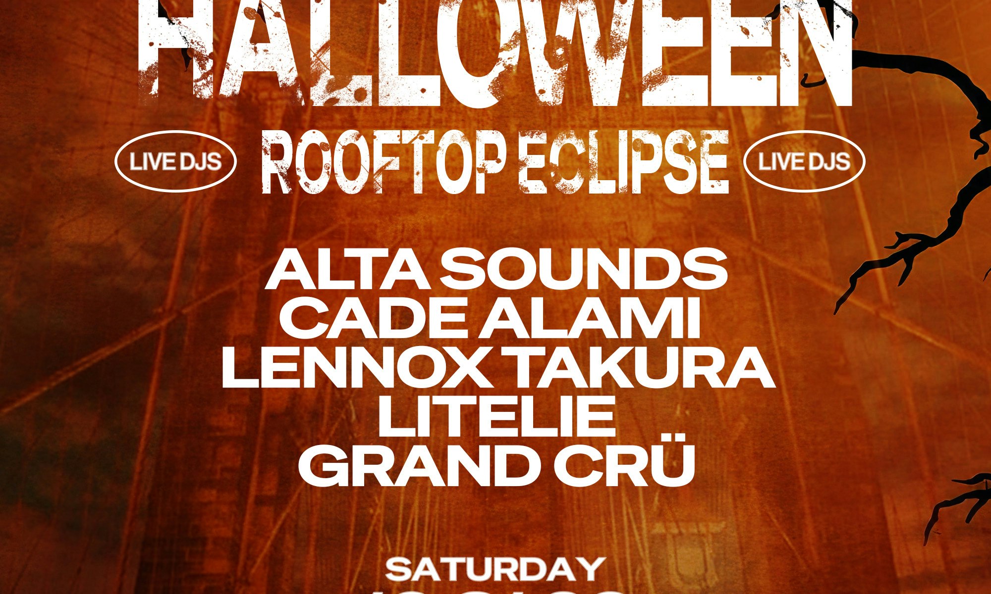 1 Hotel Rooftop Halloween 10/31