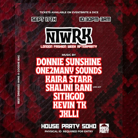Ntwrk: London Fashion Week Afterparty