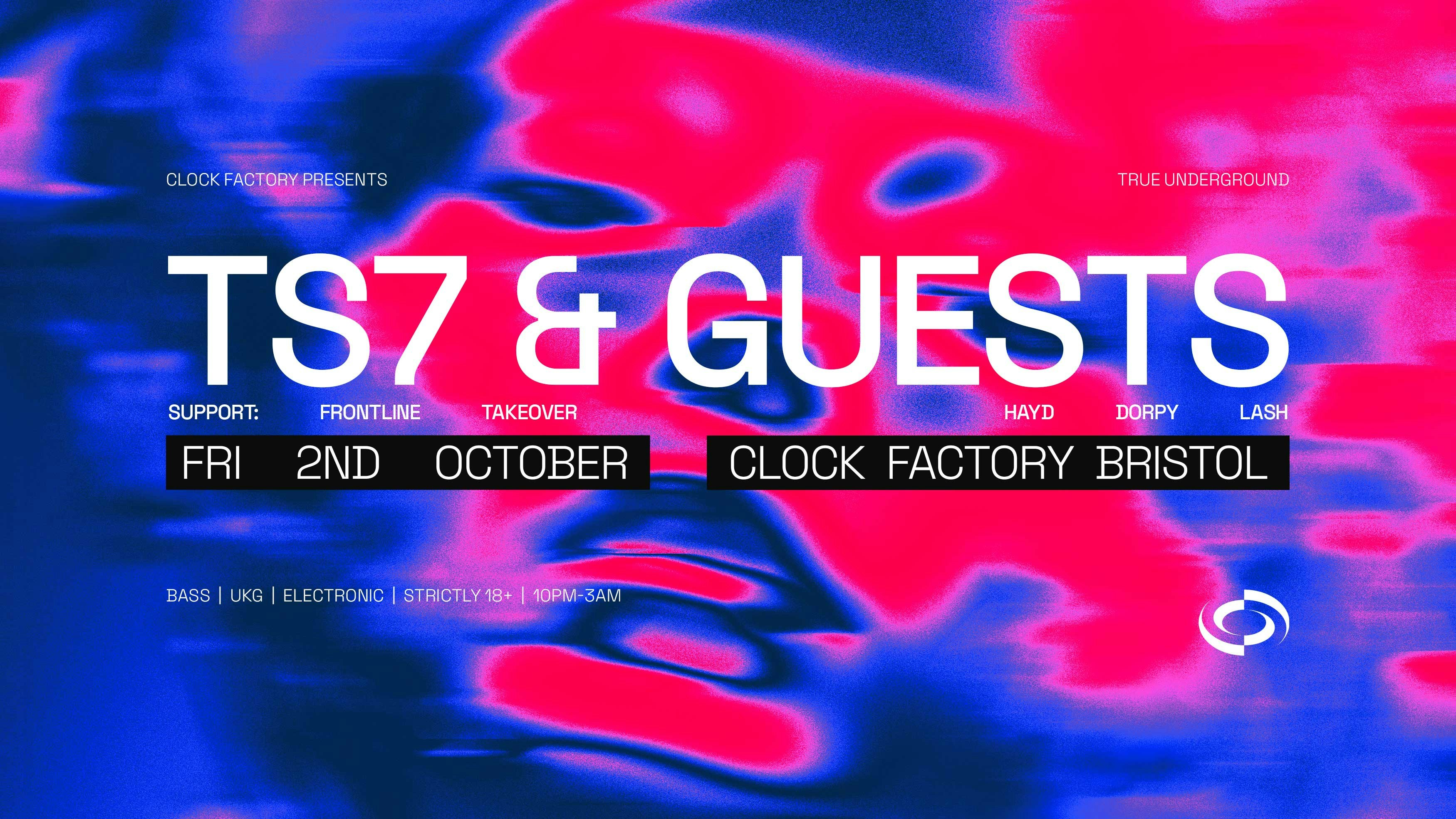 Clock Factory Presents: TS7, Frontline Takeover & More at Clock Factory, Bristol