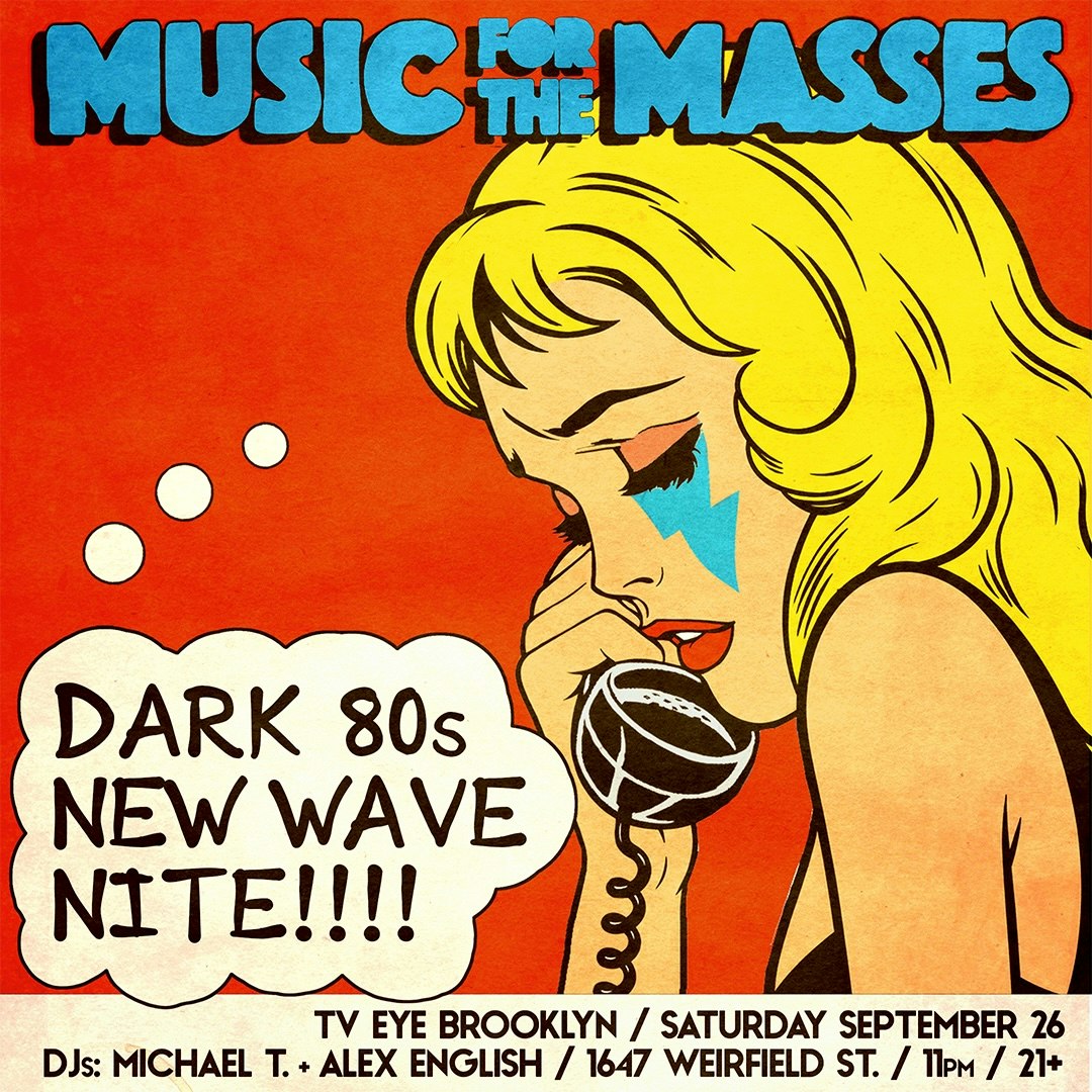 Music For The Masses: Dark 80s New Wave Nite