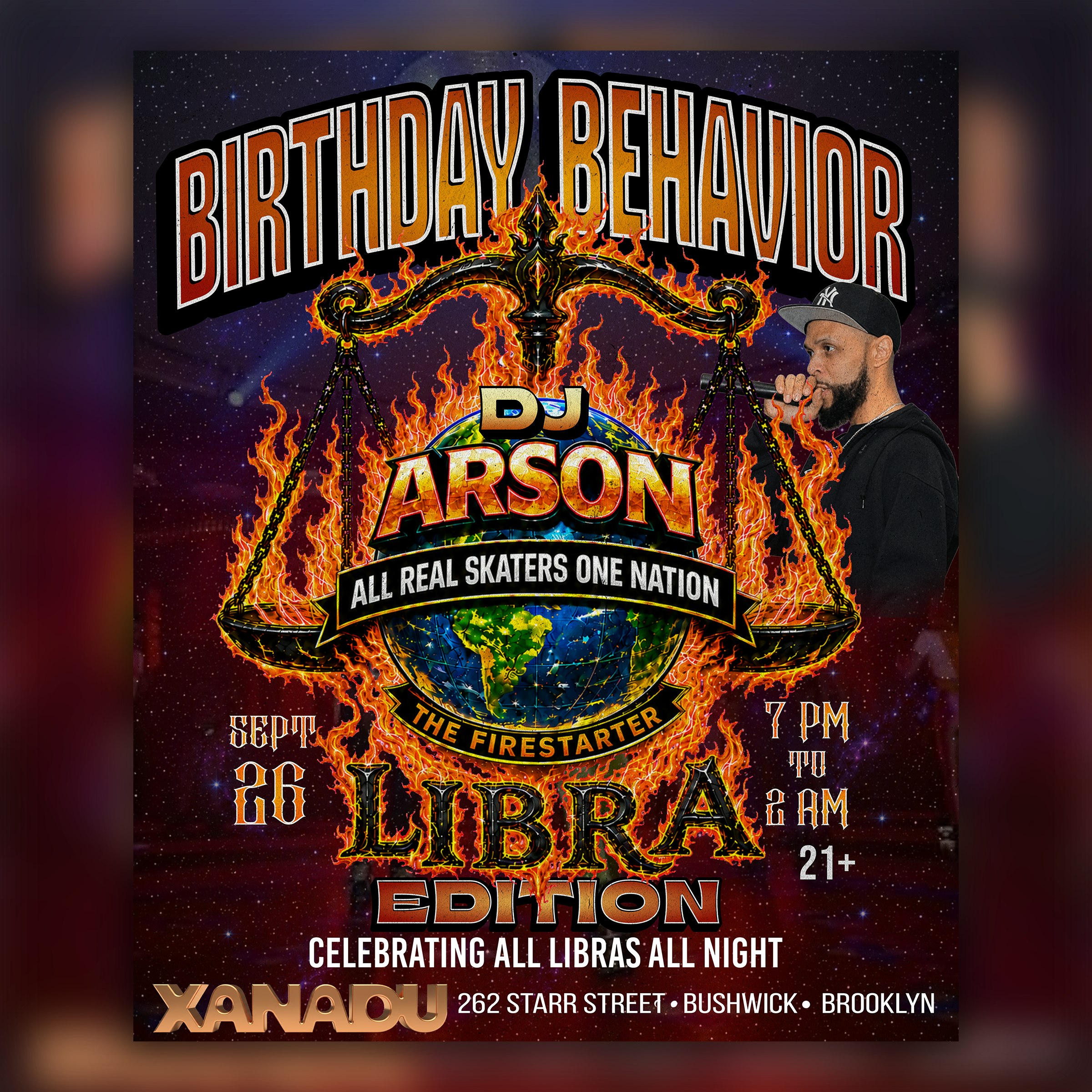 Birthday Behavior: Libra Edition ft. DJ Arson (skate all night)