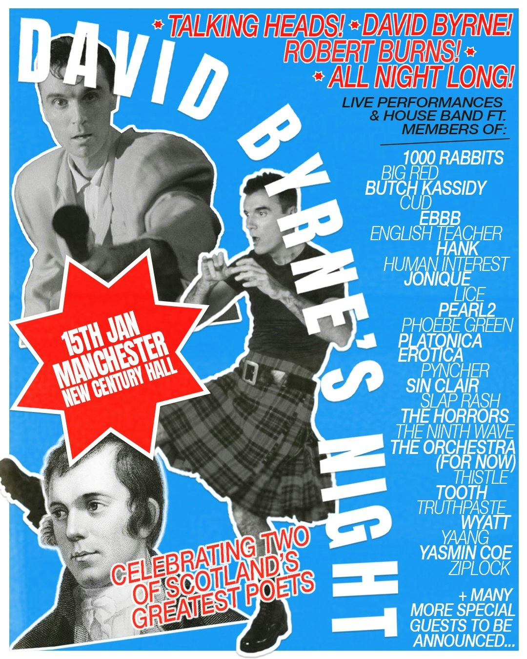 Byrne's Night at New Century, Manchester